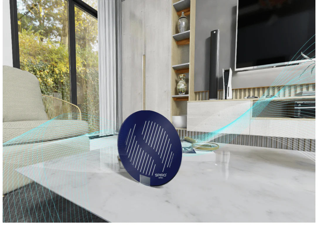 SPIRO® DISC - Multifunctioneel Elektromagnetisch Filter: Ruimtes, Apparaten en Gestructureerd Water –